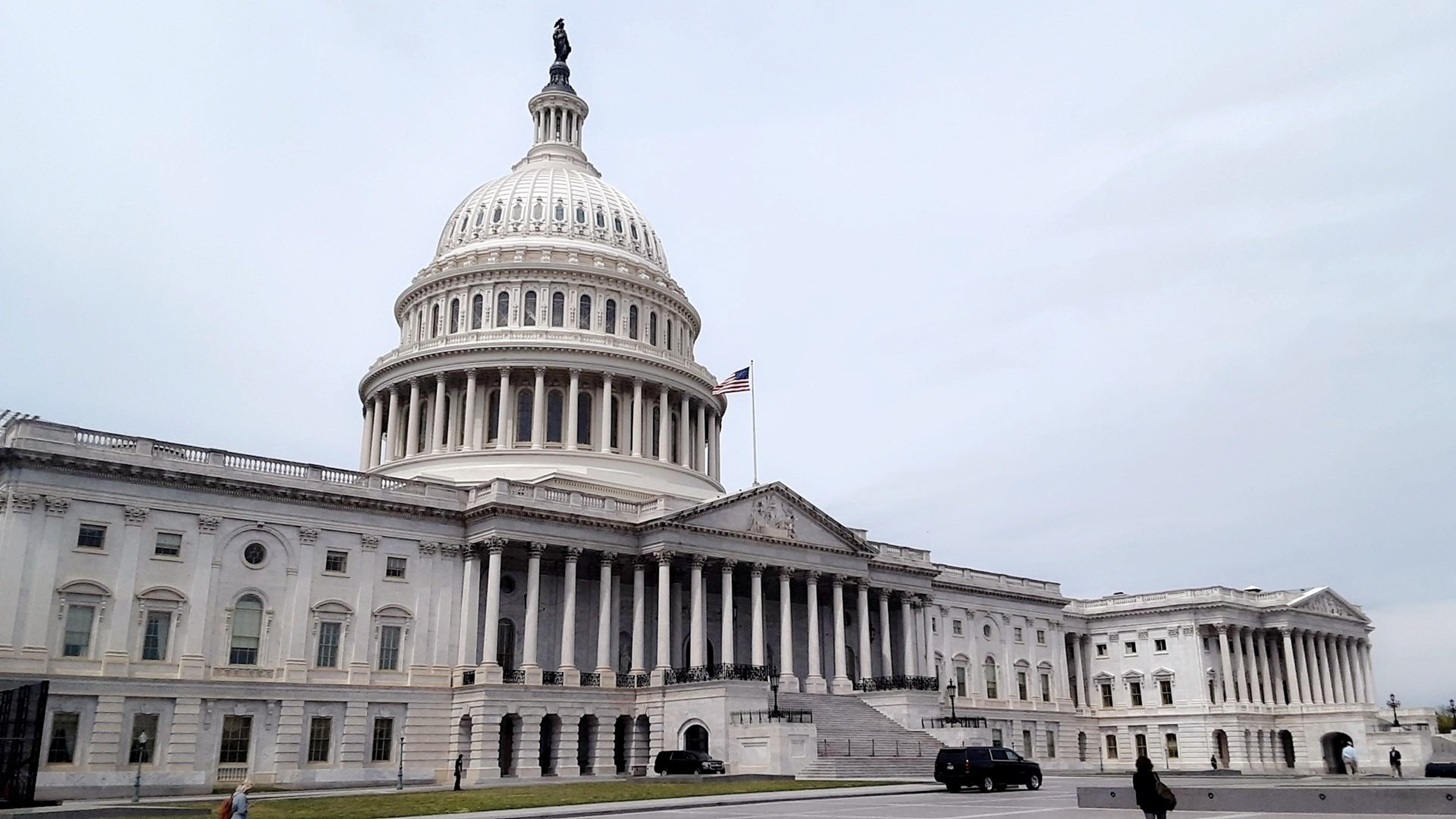 The U.S. Capitol Building, seen from outside.