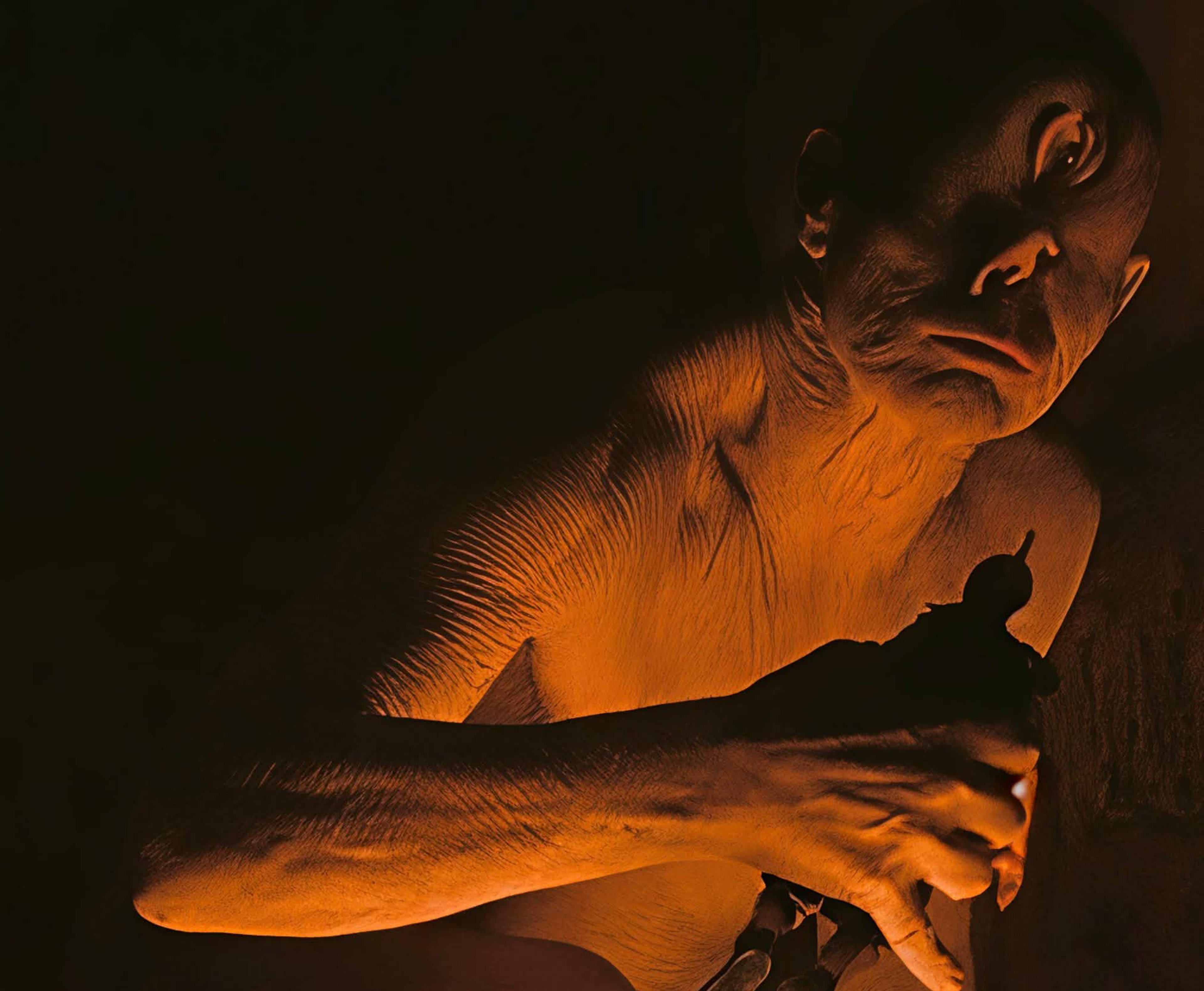 Polyphemus, a man-eating Cyclops and son of Poseidon