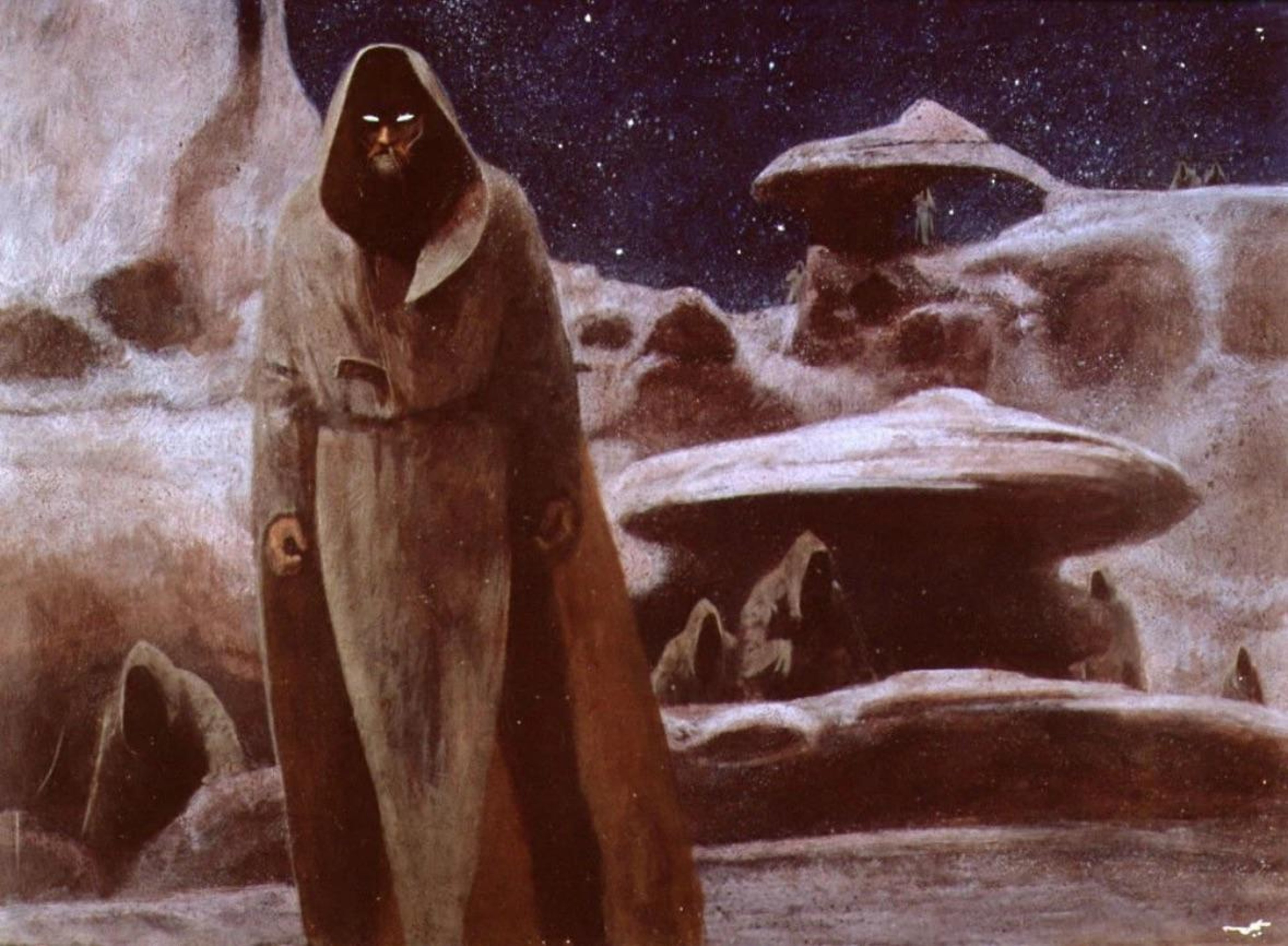 Painting of the Fremen in Dune By John Schoenherr